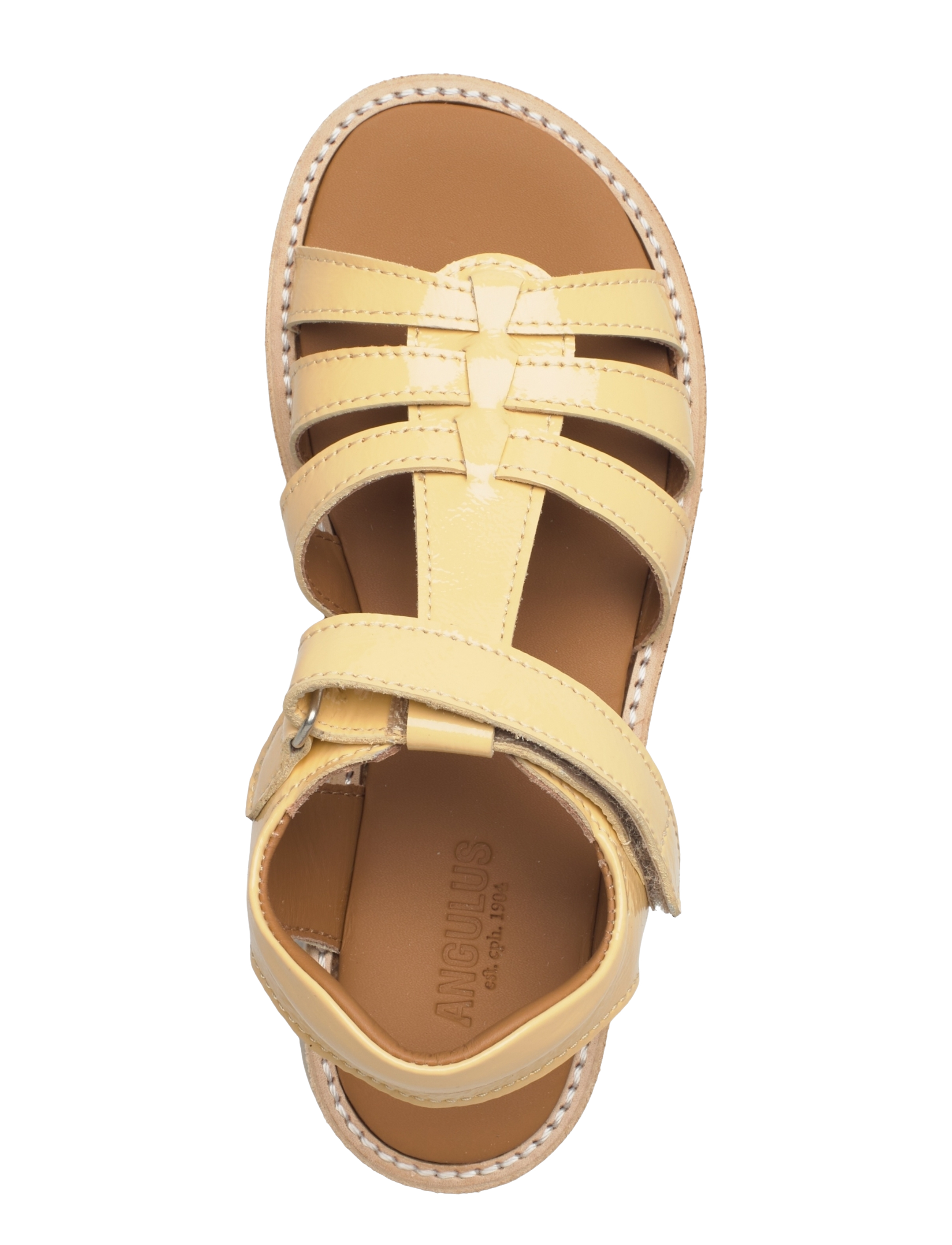ANGULUS - Sandals - flat  - open toe - op - schoenen - 2706 mellow yellow - 3