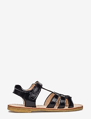 ANGULUS - Sandals - flat - open toe - op - siksniņu sandales - 1310 black - 1