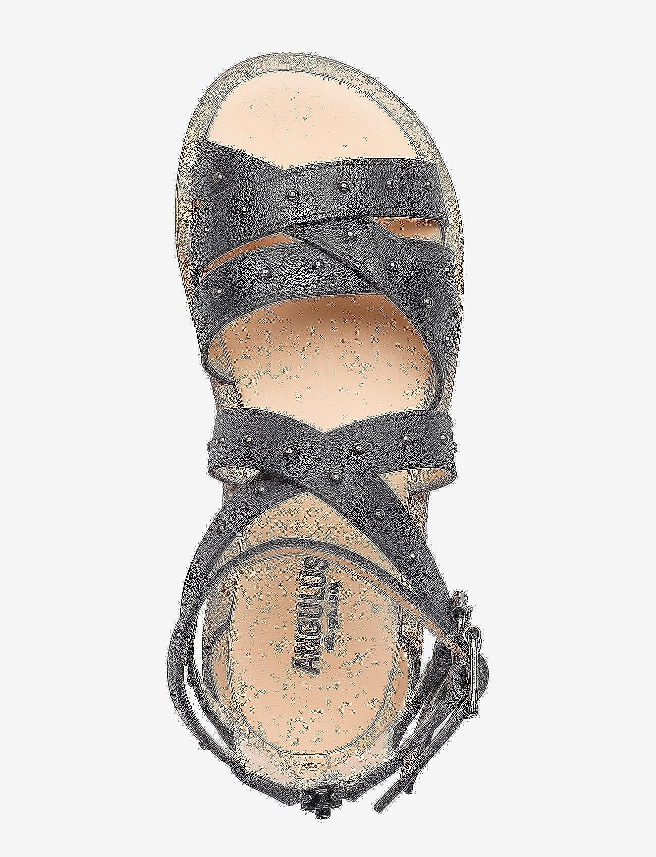 ANGULUS - Sandal med studs and zipper - 2620 black - 3