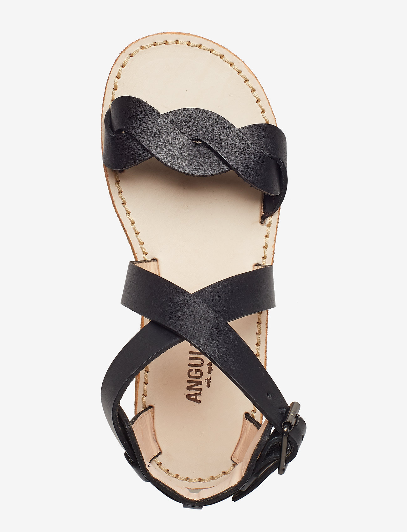 ANGULUS - Sandals - flat - open toe - op - 1785 black - 3