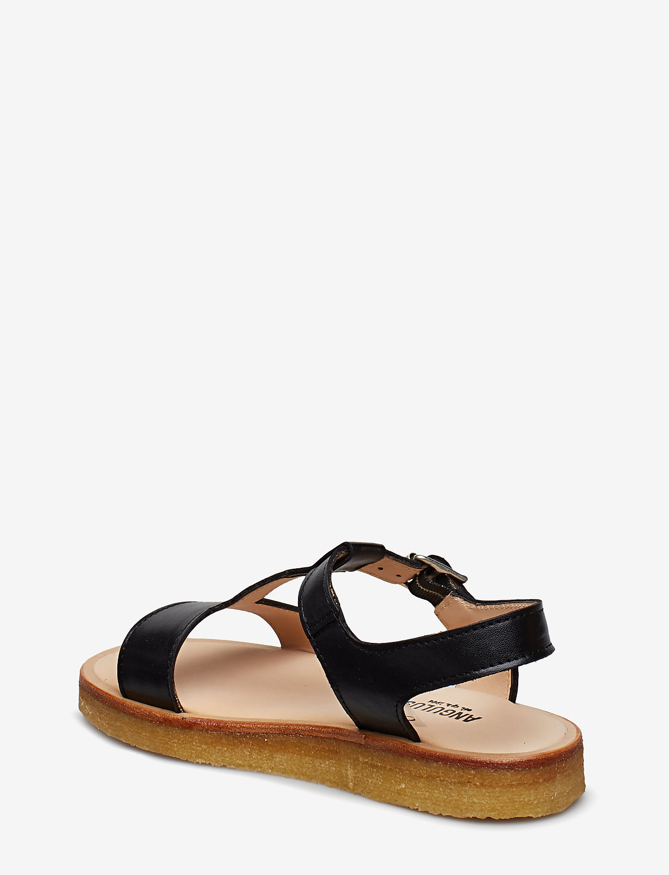 ANGULUS - Sandals - flat - open toe - op - 1604 black - 2
