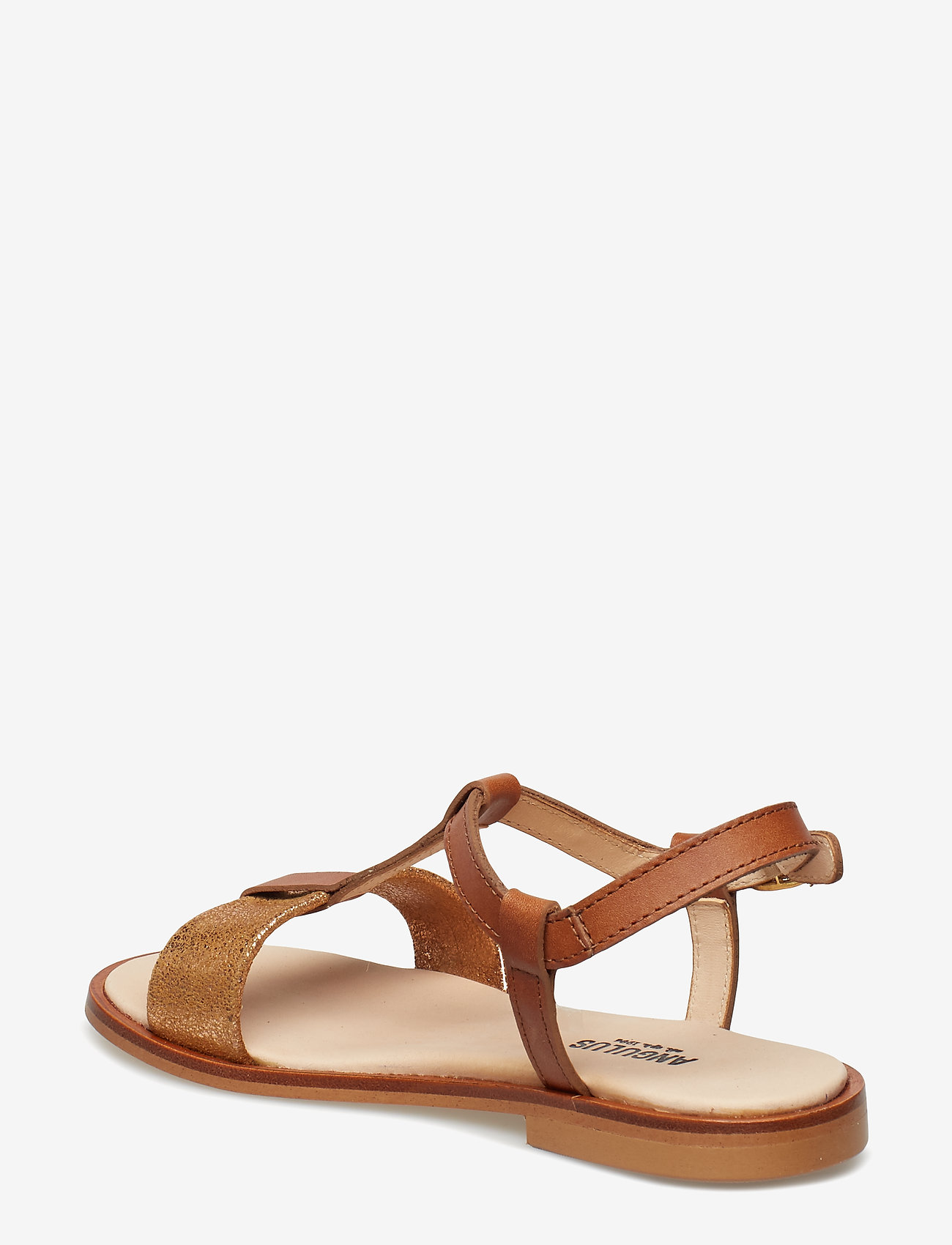 ANGULUS - Sandals - flat - 1789/2494 tan/kobber - 2