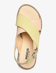 ANGULUS - Sandals - flat - open toe - op - 1304/1320 peach/l.yellow - 3