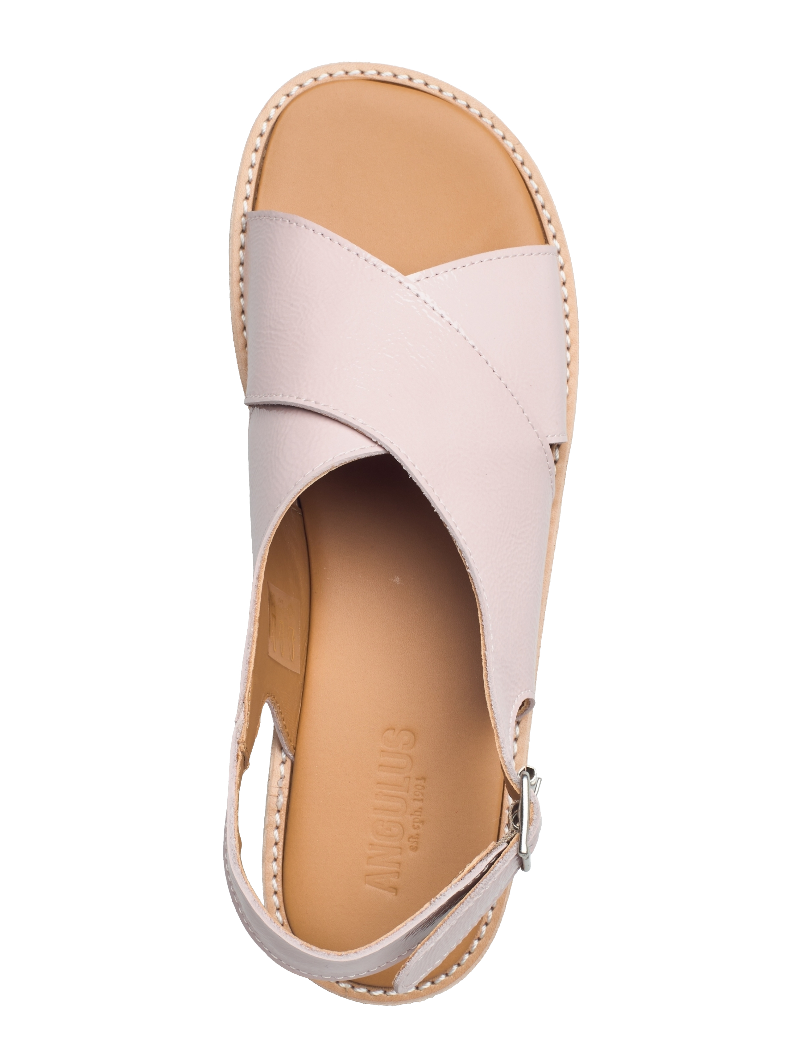 ANGULUS - Sandals - flat  - open toe - op - 2704 pale rose - 3
