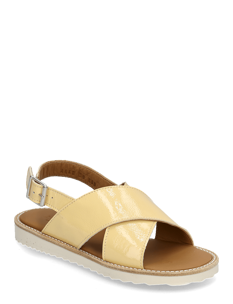 ANGULUS - Sandals - flat - open toe - op - 2706 mellow yellow - 0