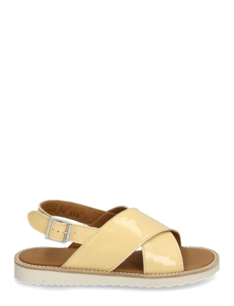 ANGULUS - Sandals - flat - open toe - op - 2706 mellow yellow - 1
