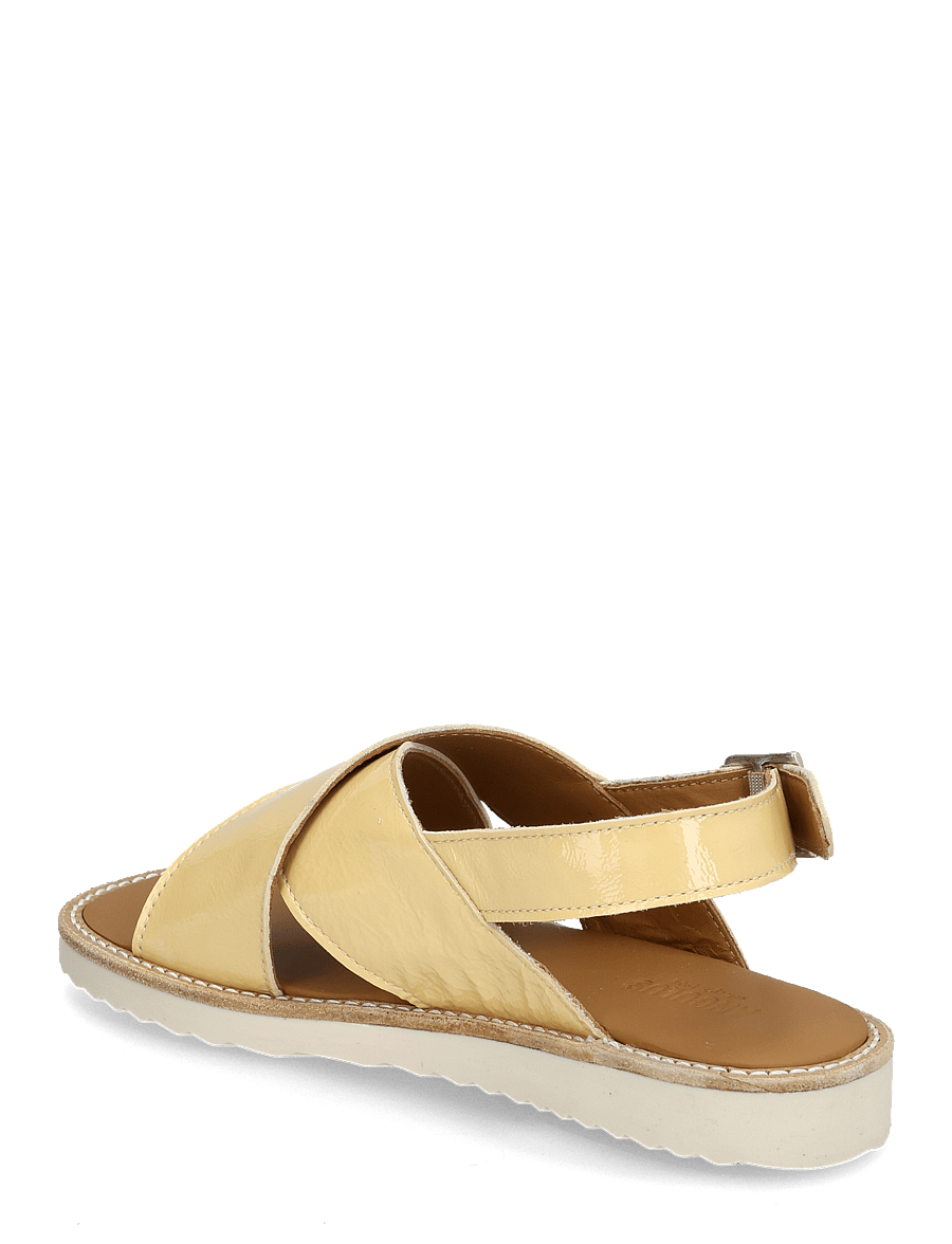 ANGULUS - Sandals - flat - open toe - op - 2706 mellow yellow - 2