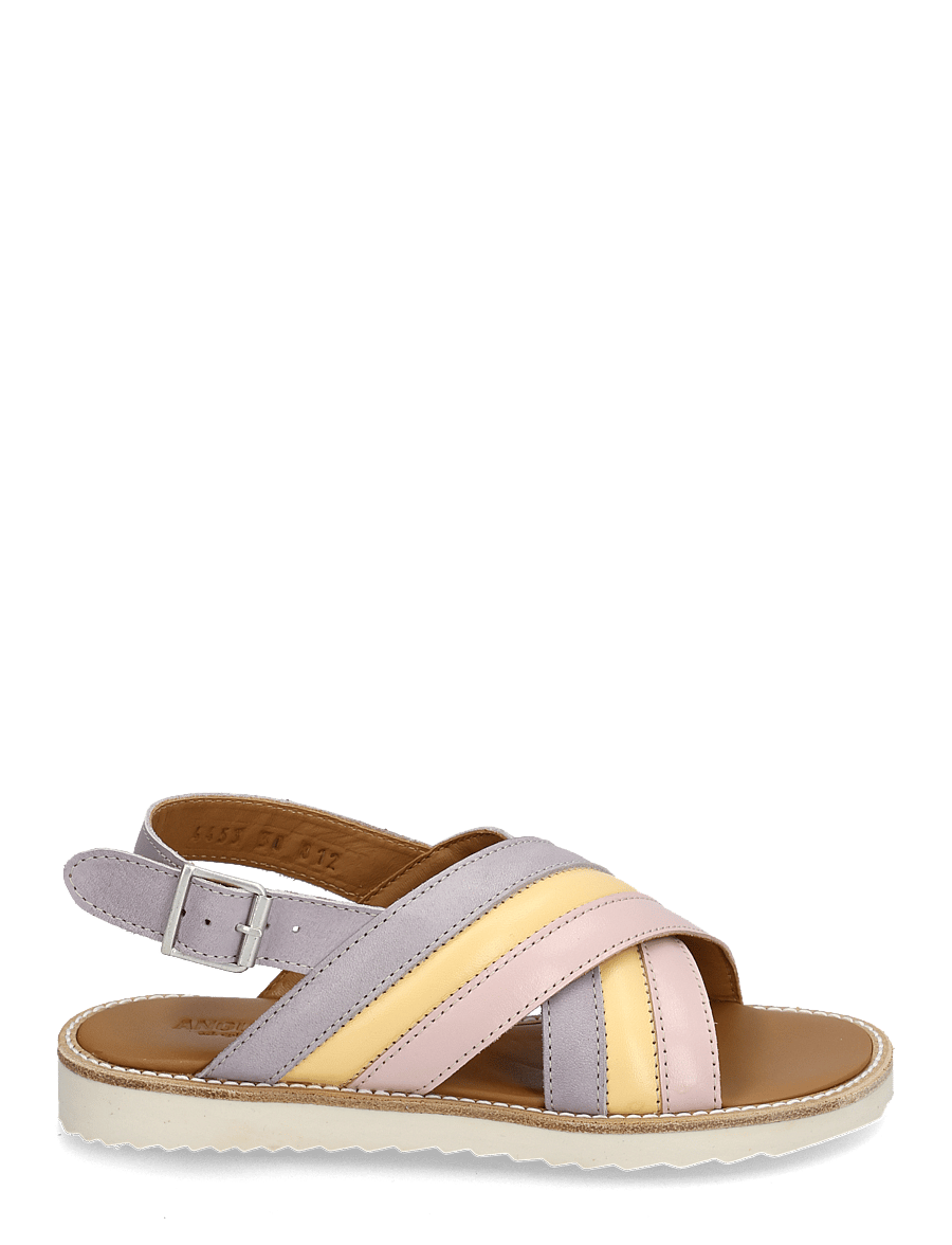 ANGULUS - Sandals - flat - open toe - op - shoes - 2711/2713/3216 pale rose/mello - 1