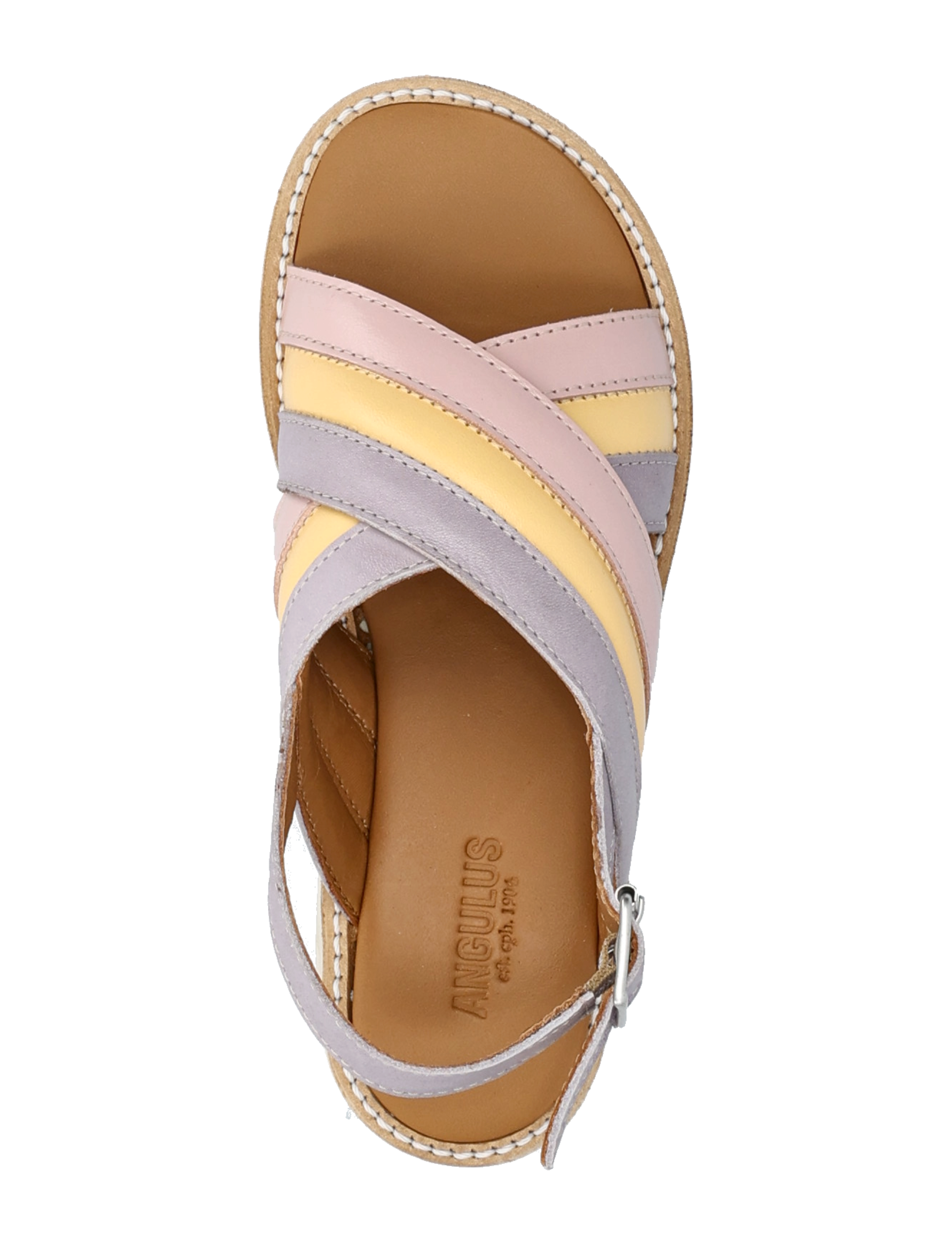 ANGULUS - Sandals - flat  - open toe - op - sommerschnäppchen - 2711/2713/3216 pale rose/mello - 3