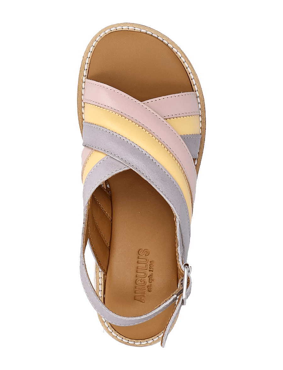 ANGULUS - Sandals - flat - open toe - op - shoes - 2711/2713/3216 pale rose/mello - 3