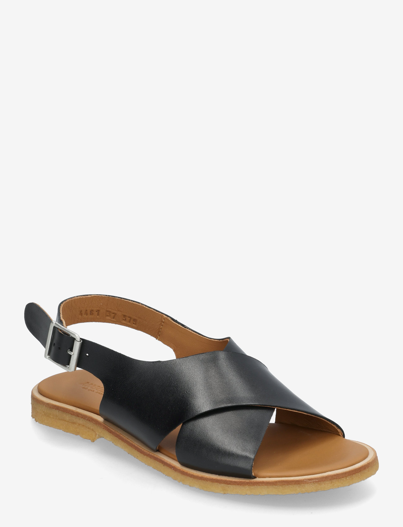 ANGULUS - Sandals - flat  - open toe - op - kontsata sandaalid - 1604 black - 0