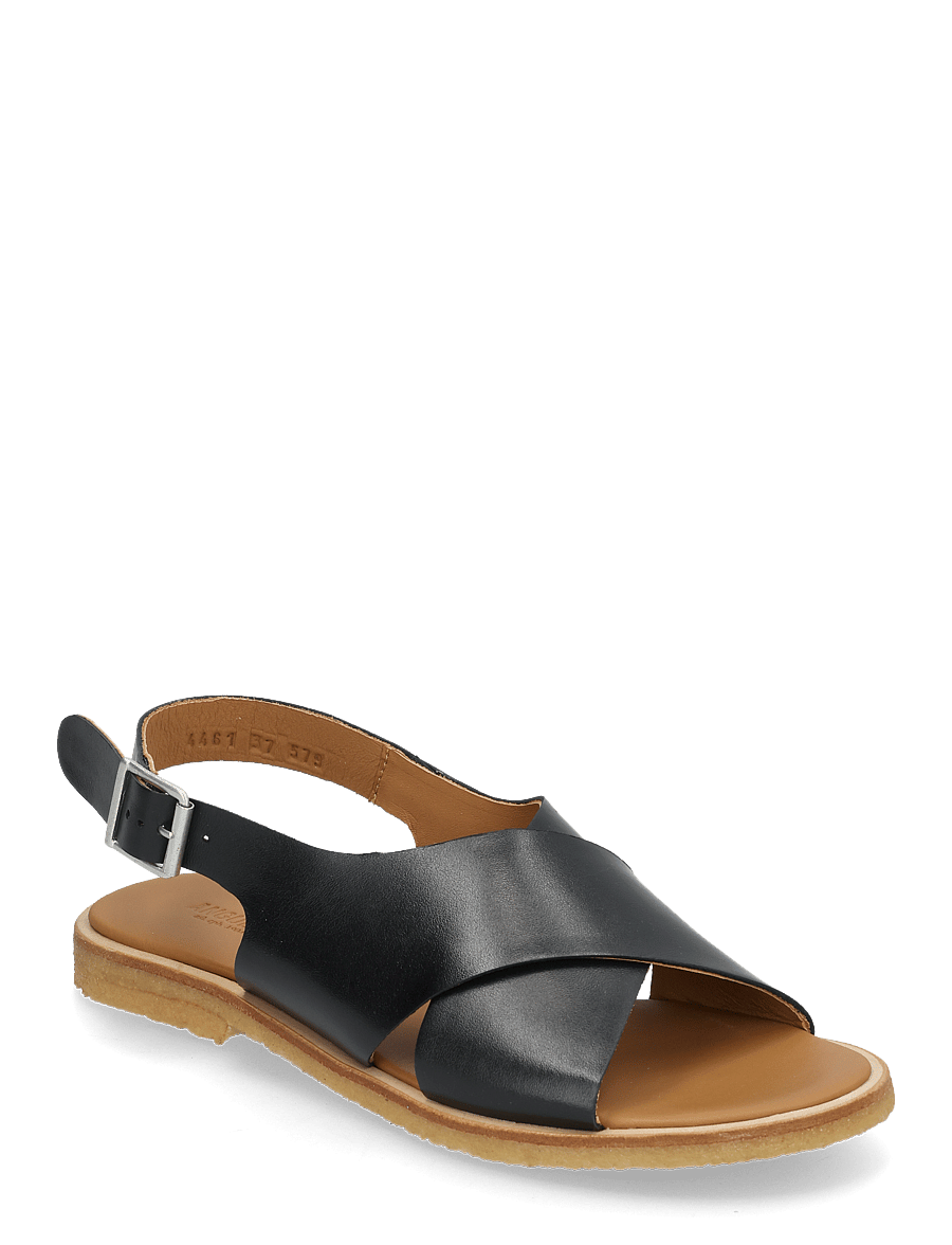 ANGULUS - Sandals - flat - open toe - op - flache sandalen - 1604 black - 0