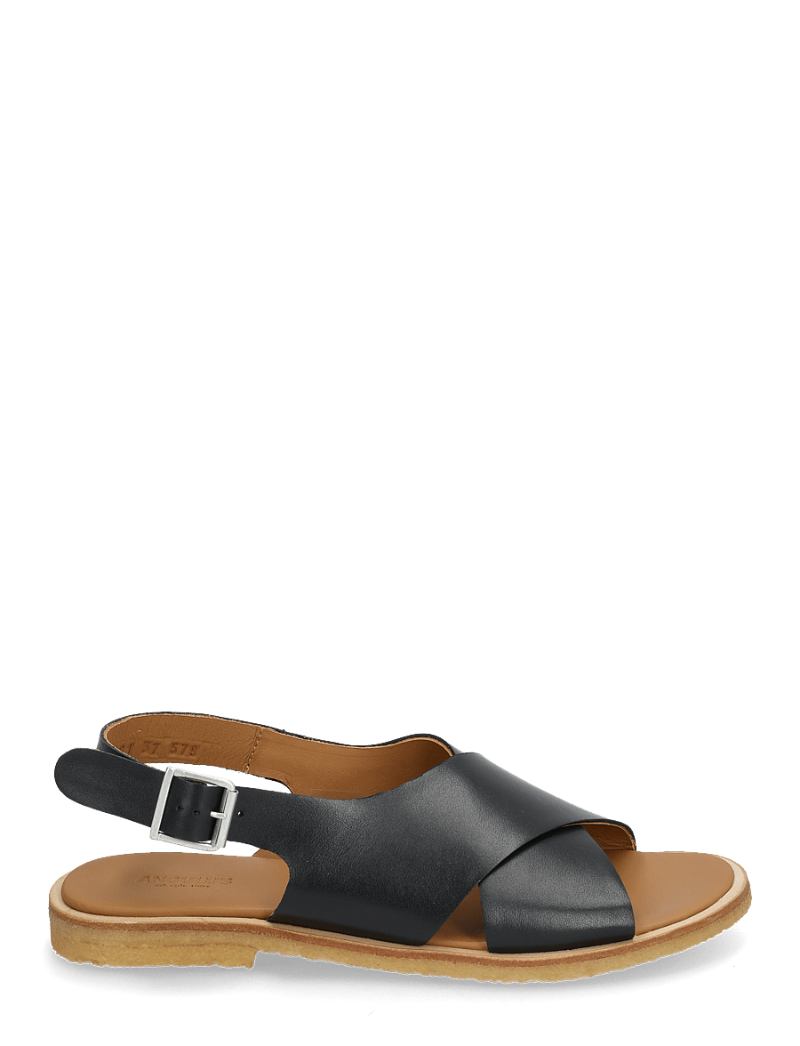 ANGULUS - Sandals - flat - open toe - op - flache sandalen - 1604 black - 1