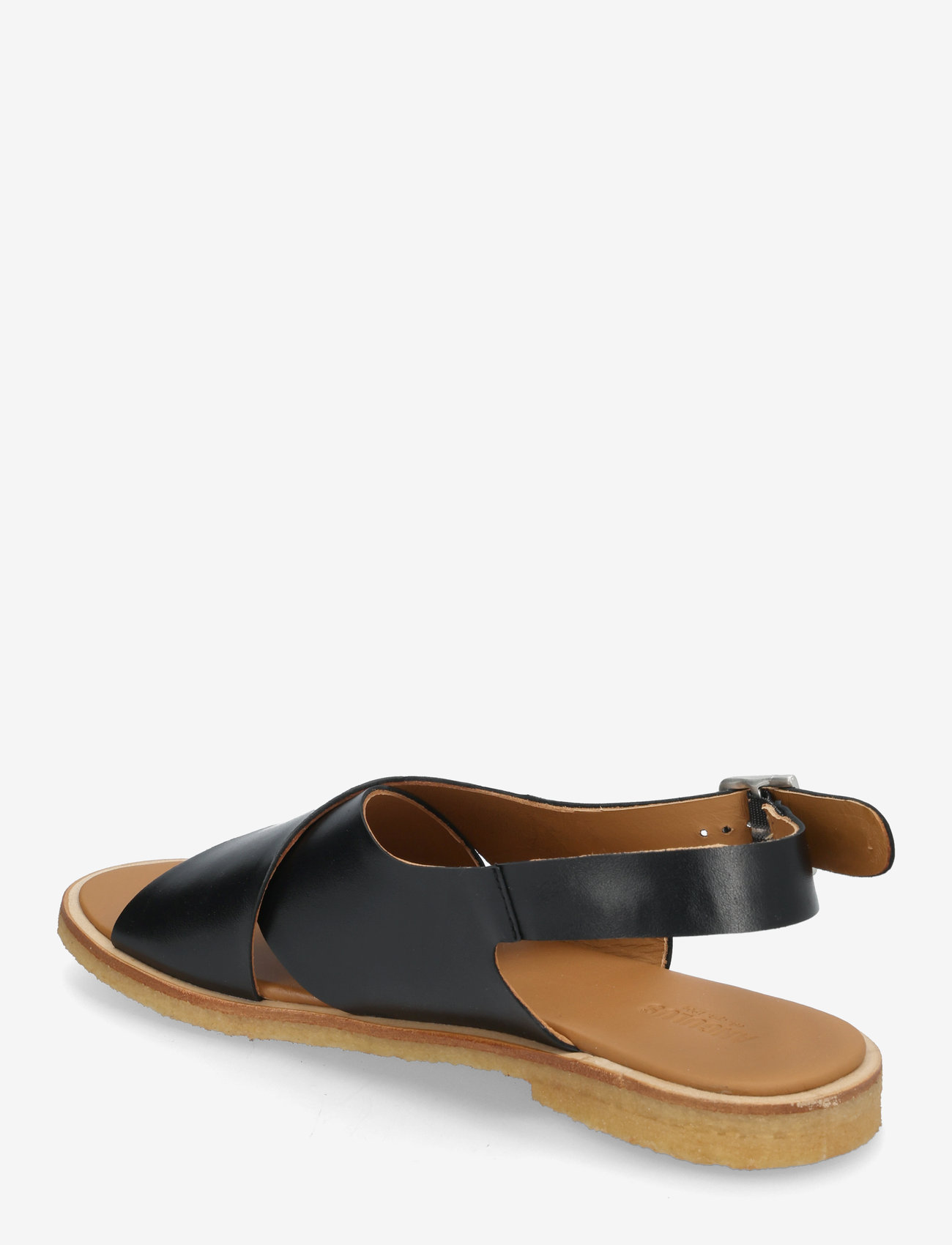 ANGULUS - Sandals - flat  - open toe - op - kontsata sandaalid - 1604 black - 2