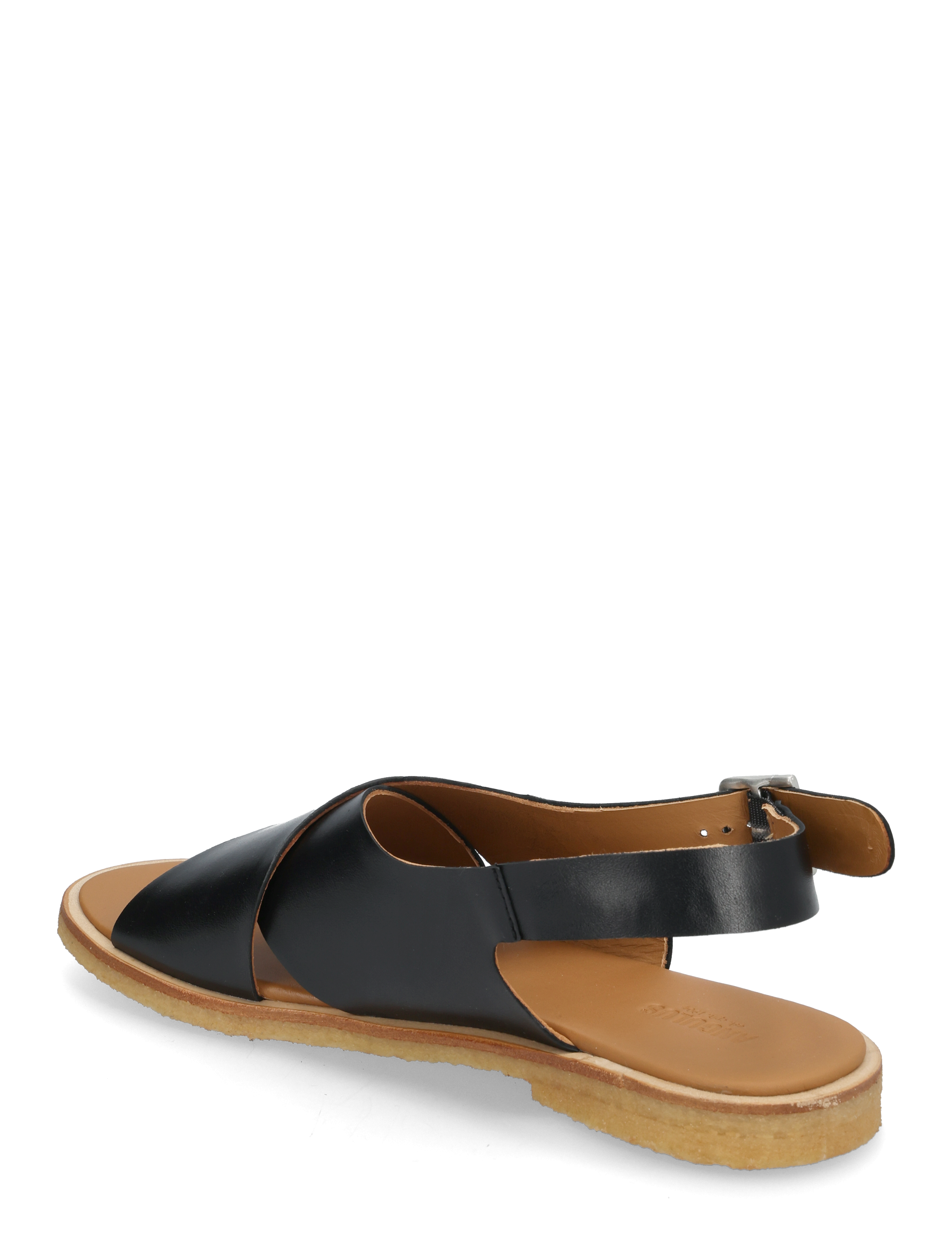 ANGULUS - Sandals - flat  - open toe - op - lygiapadės basutės - 1604 black - 2