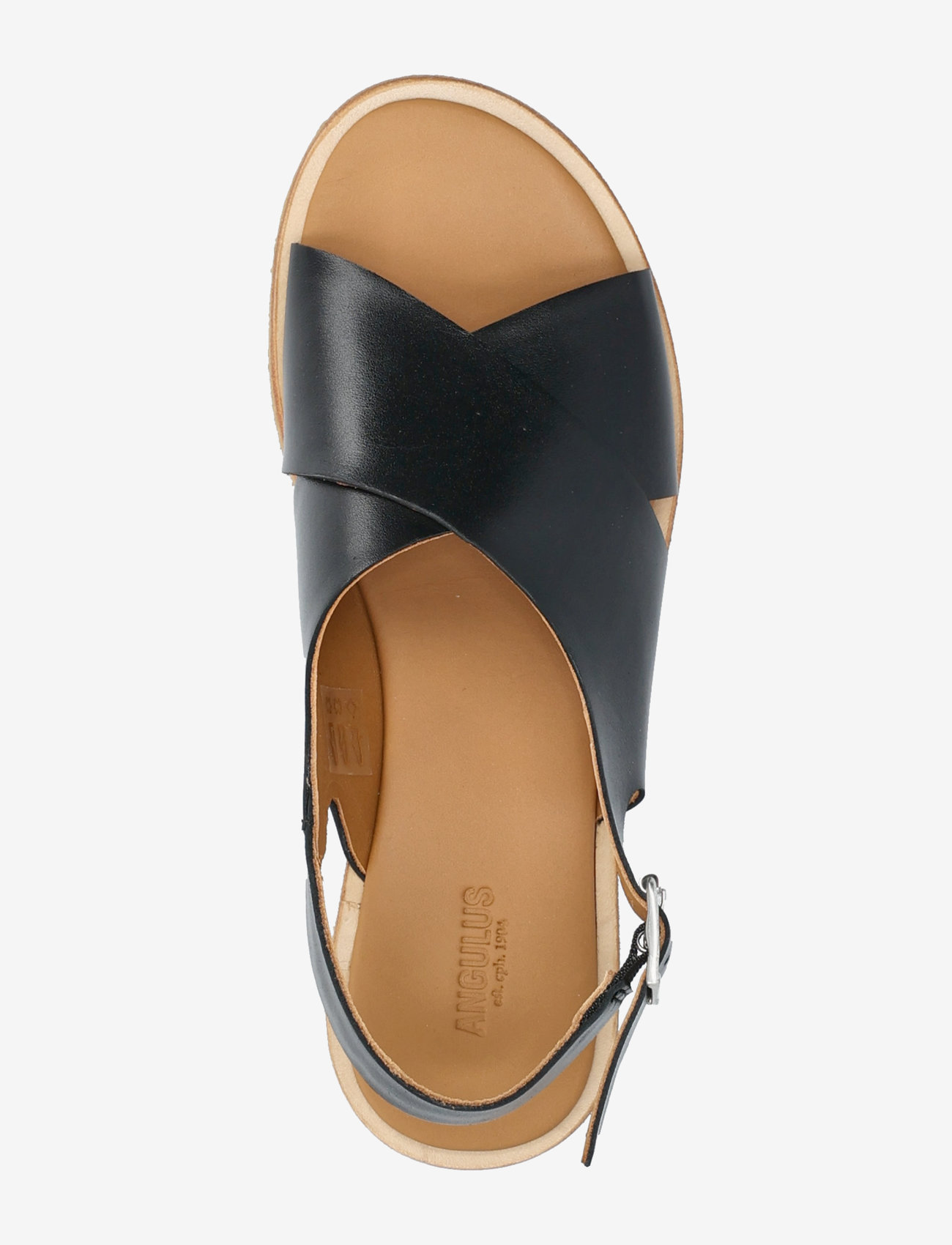 ANGULUS - Sandals - flat  - open toe - op - kontsata sandaalid - 1604 black - 3