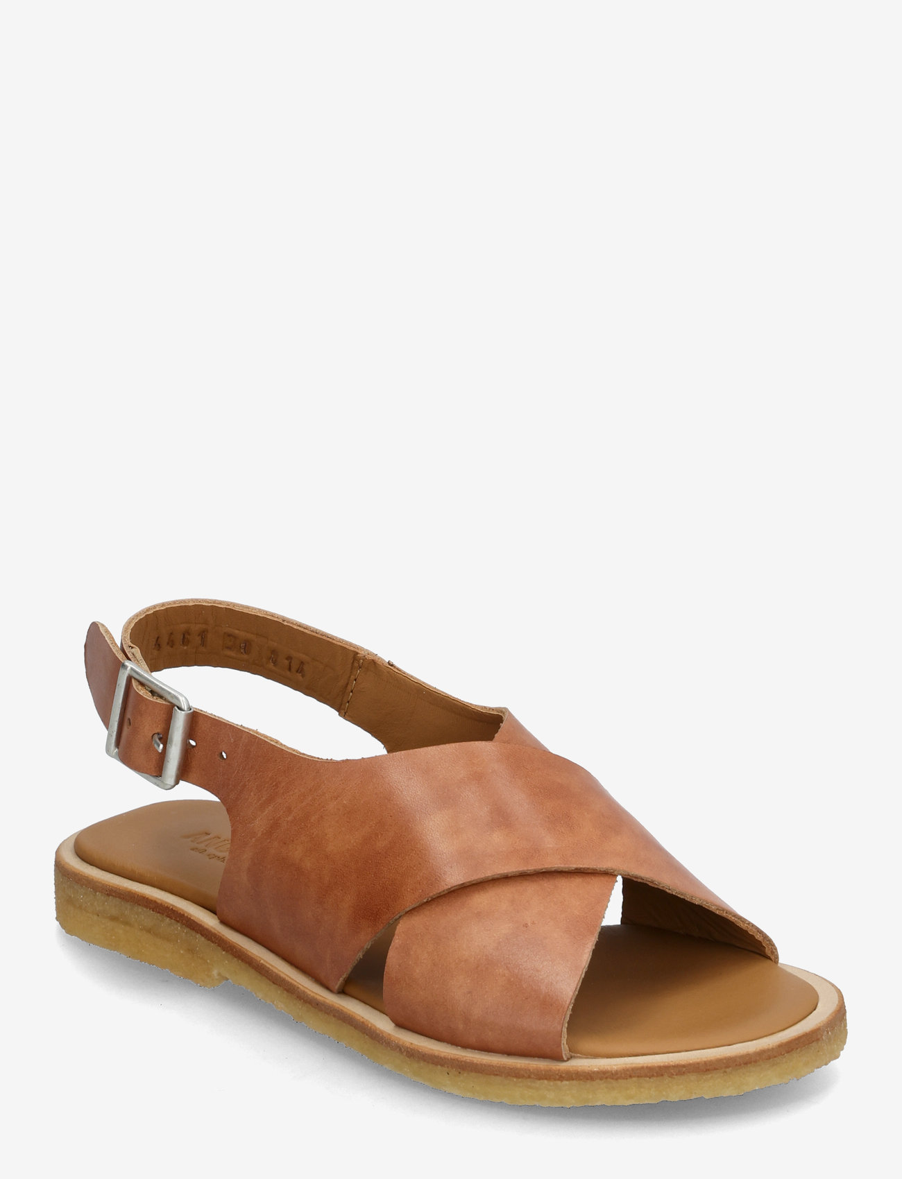 ANGULUS - Sandals - flat  - open toe - op - flache sandalen - 1789 tan - 0