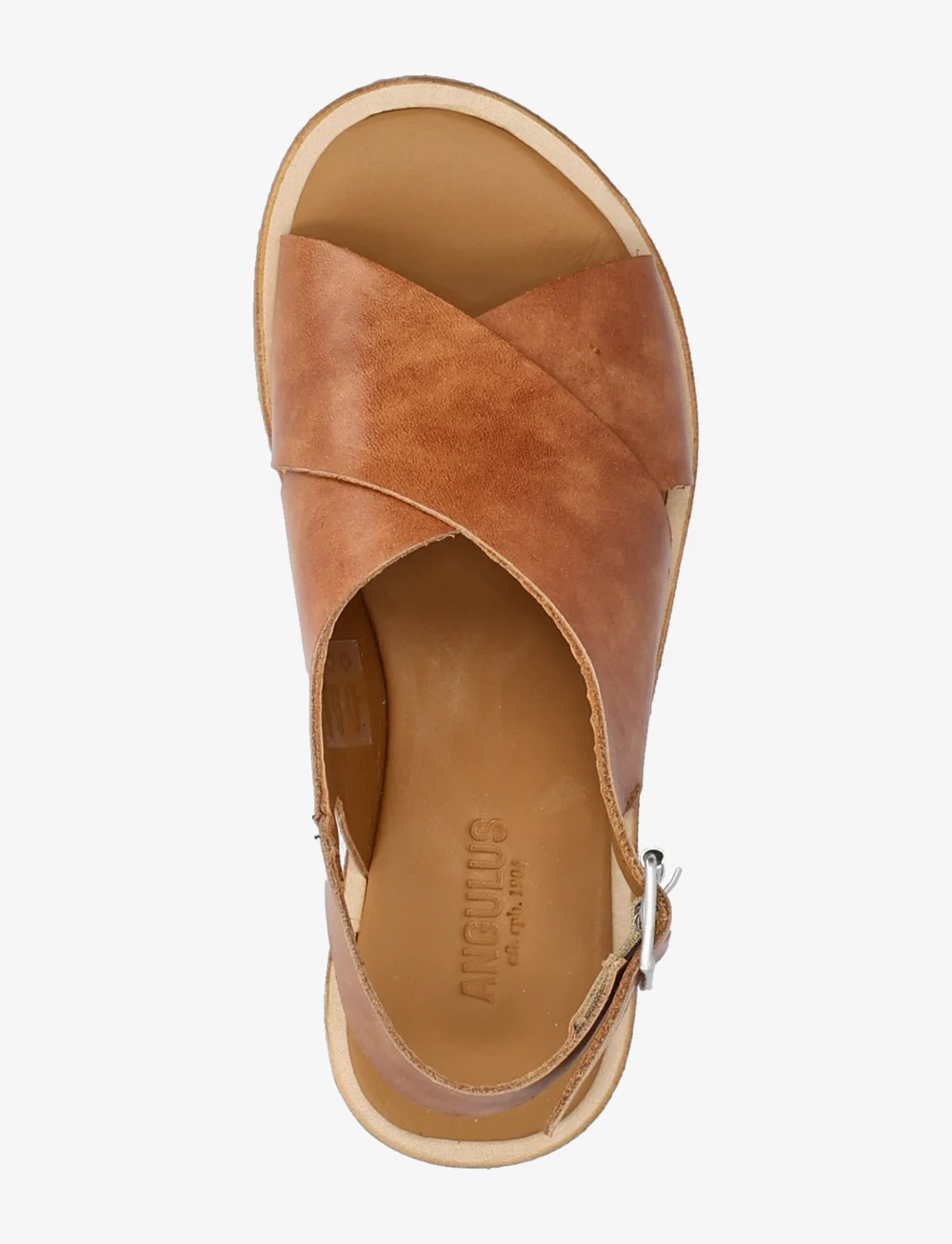 ANGULUS - Sandals - flat - open toe - op - platta sandaler - 1789 tan - 4