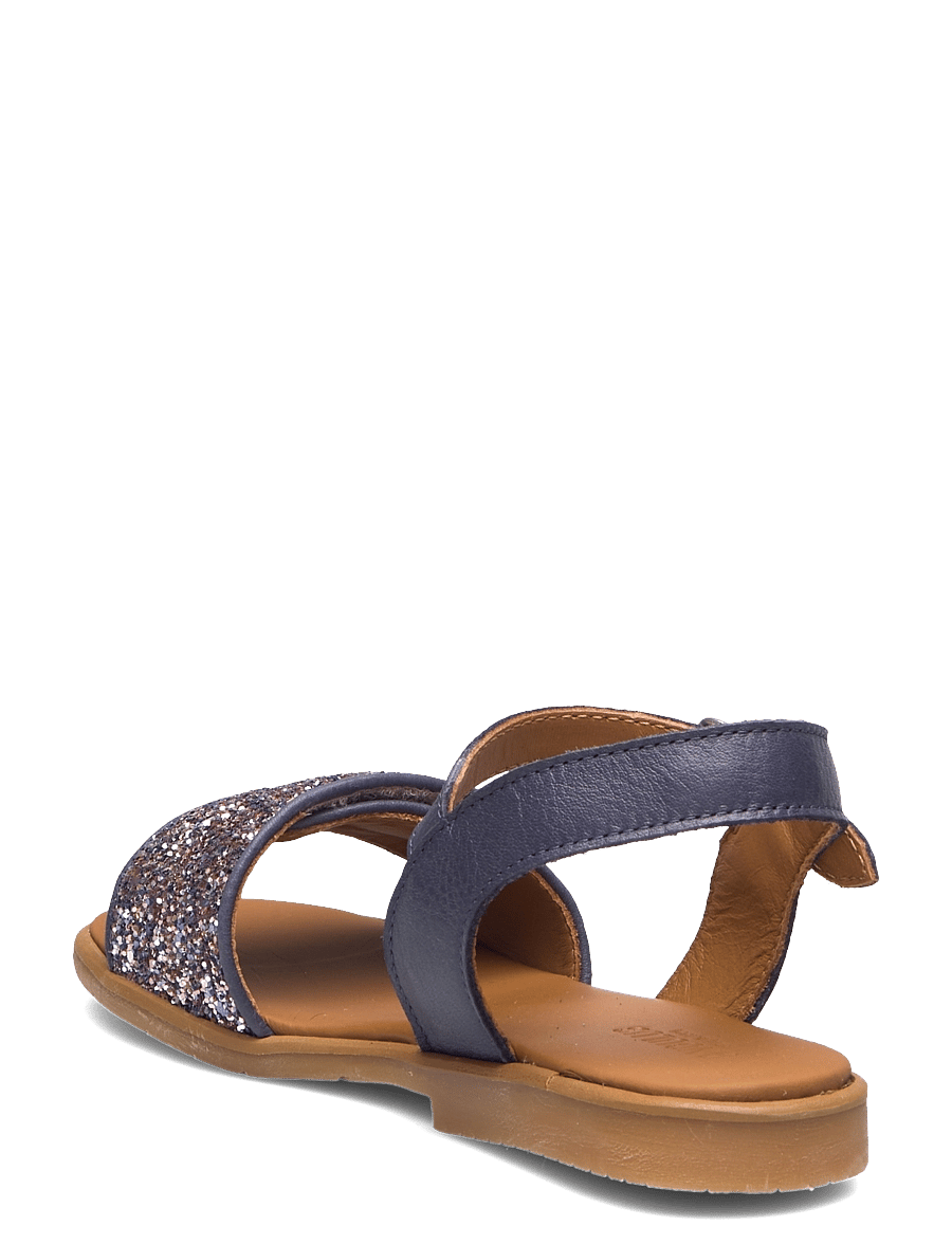 ANGULUS - Sandals - flat - open toe - op - sko - 2722/3296 indigo/pastel multi - 2