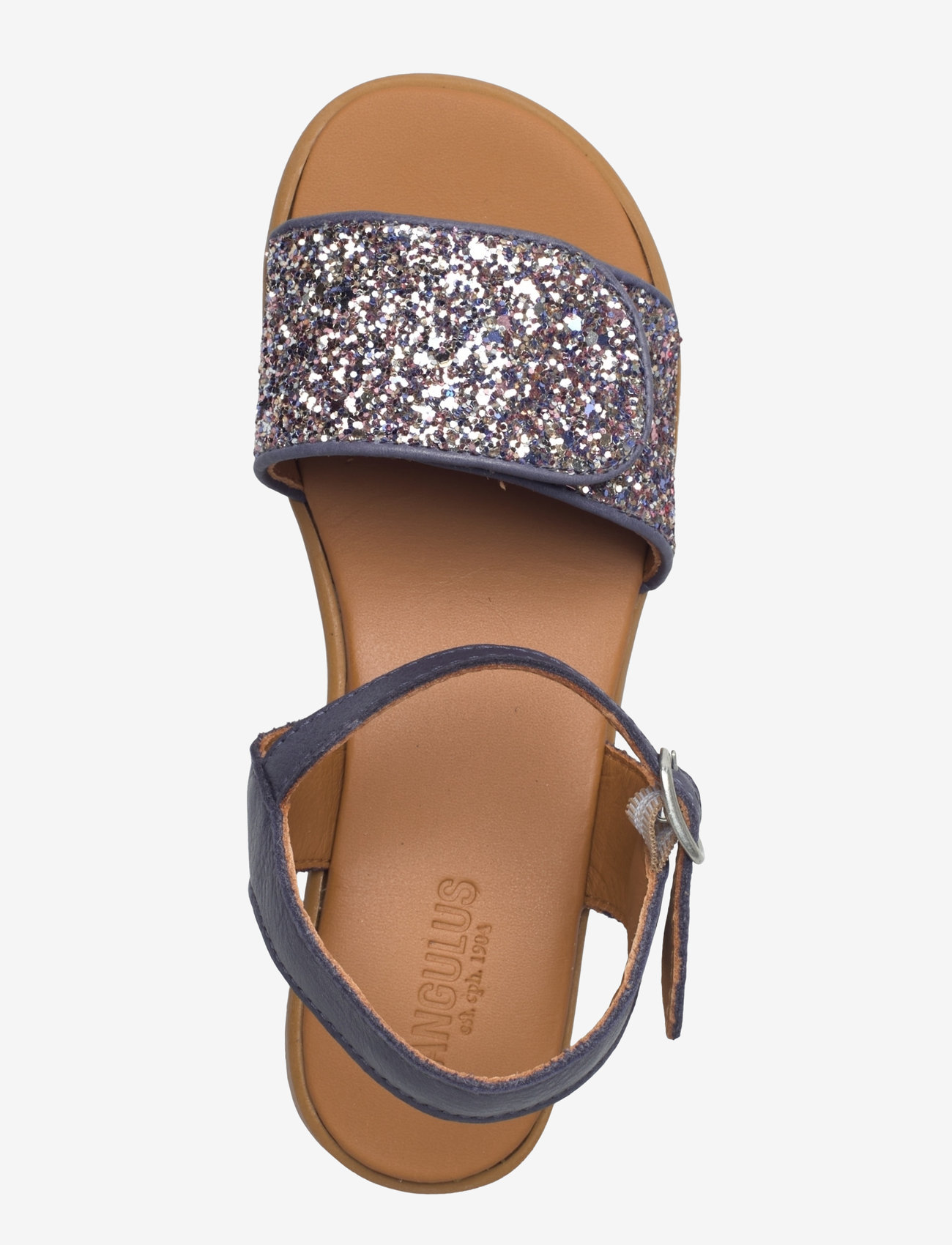 ANGULUS - Sandals - flat  - open toe - op - schuhe - 2722/3296 indigo/pastel multi - 3