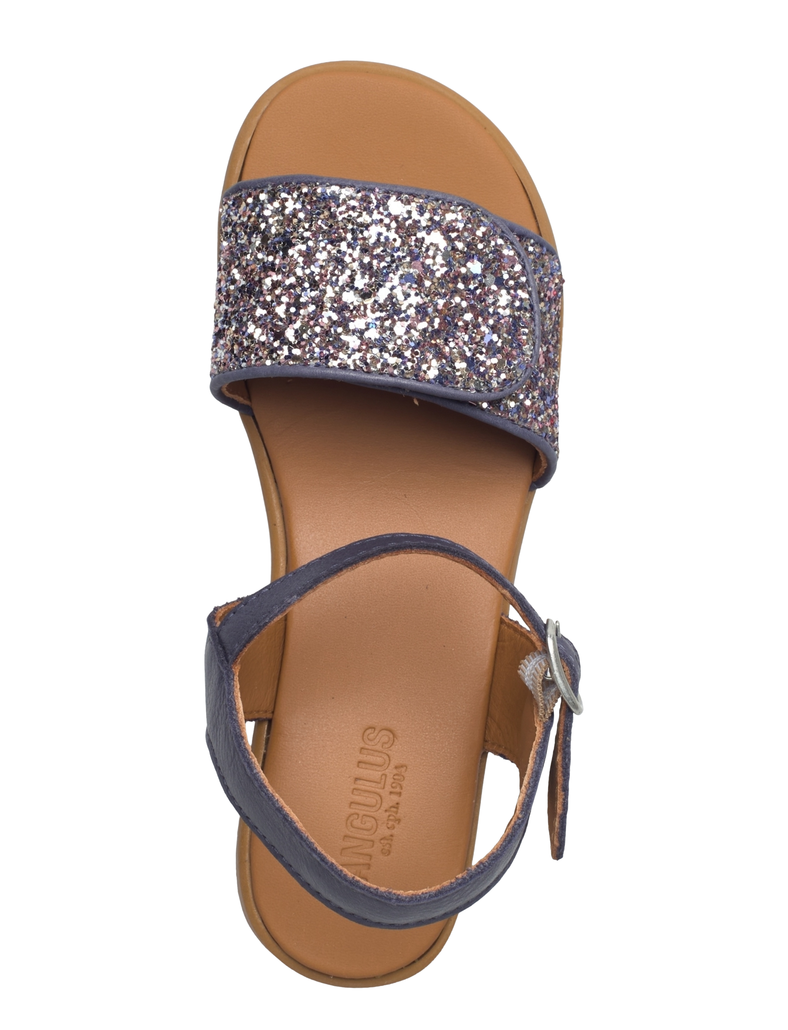 ANGULUS - Sandals - flat  - open toe - op - 2722/3296 indigo/pastel multi - 3