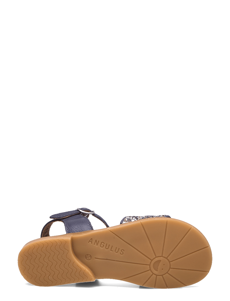 ANGULUS - Sandals - flat - open toe - op - sko - 2722/3296 indigo/pastel multi - 4