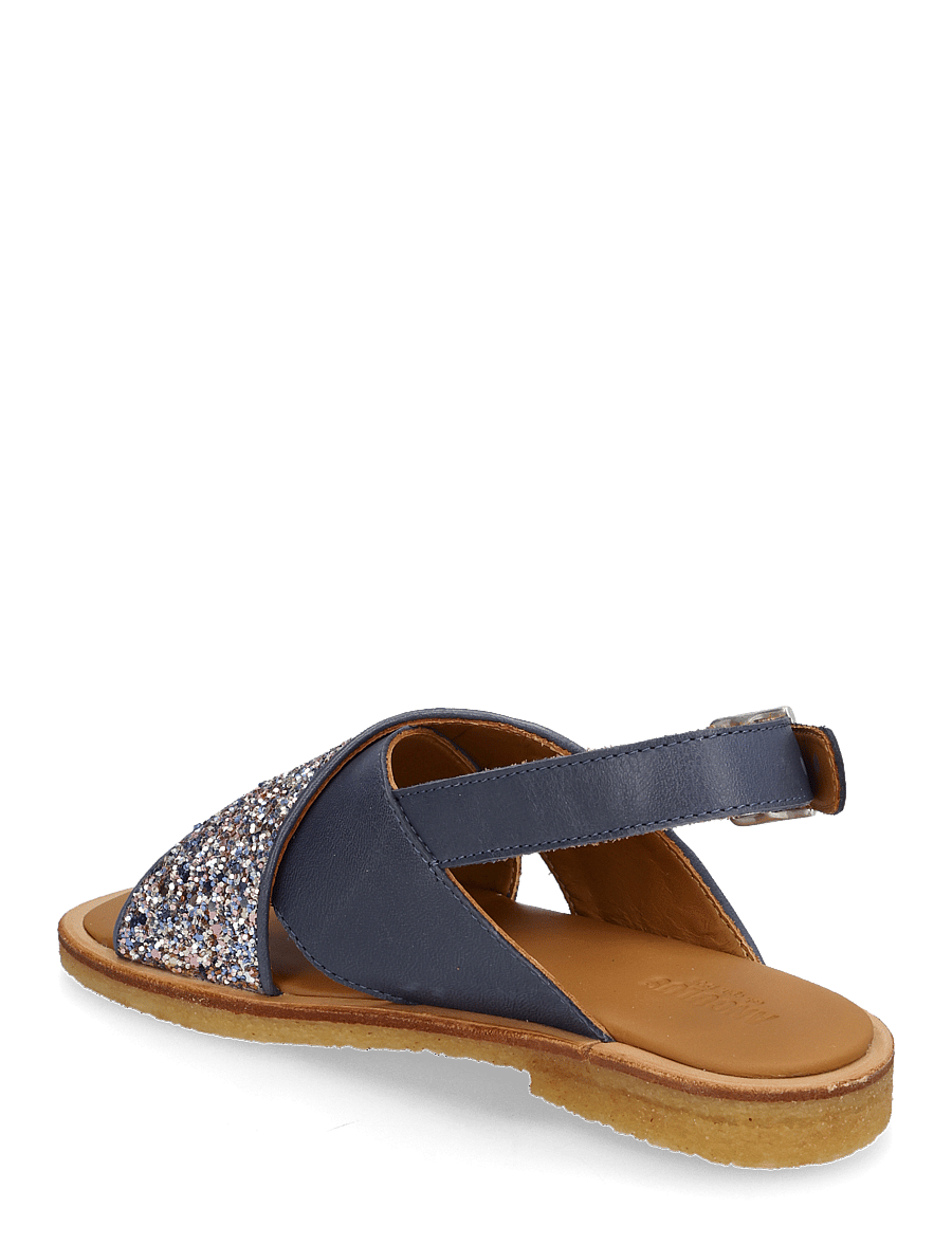 ANGULUS - Sandals - flat - open toe - op - schuhe - 2722/3296 indigo/pastel multi - 2