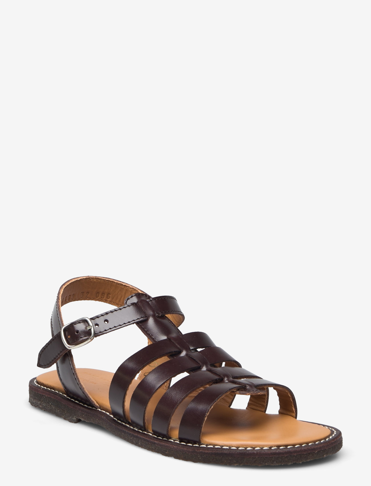 ANGULUS - Sandals - flat  - open toe - op - fødselsdagsgaver - 1836 dark brown - 0