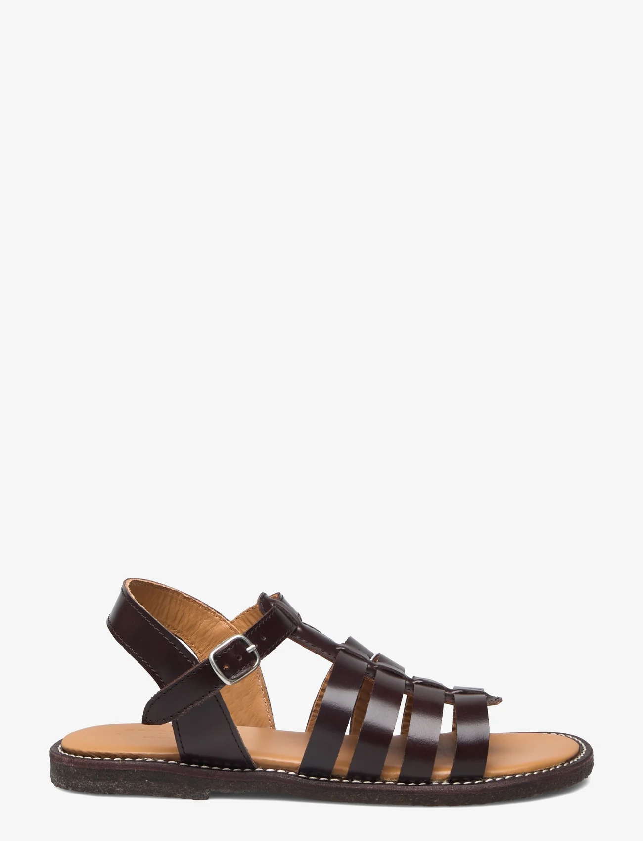 ANGULUS - Sandals - flat - open toe - op - sandals - 1836 dark brown - 1