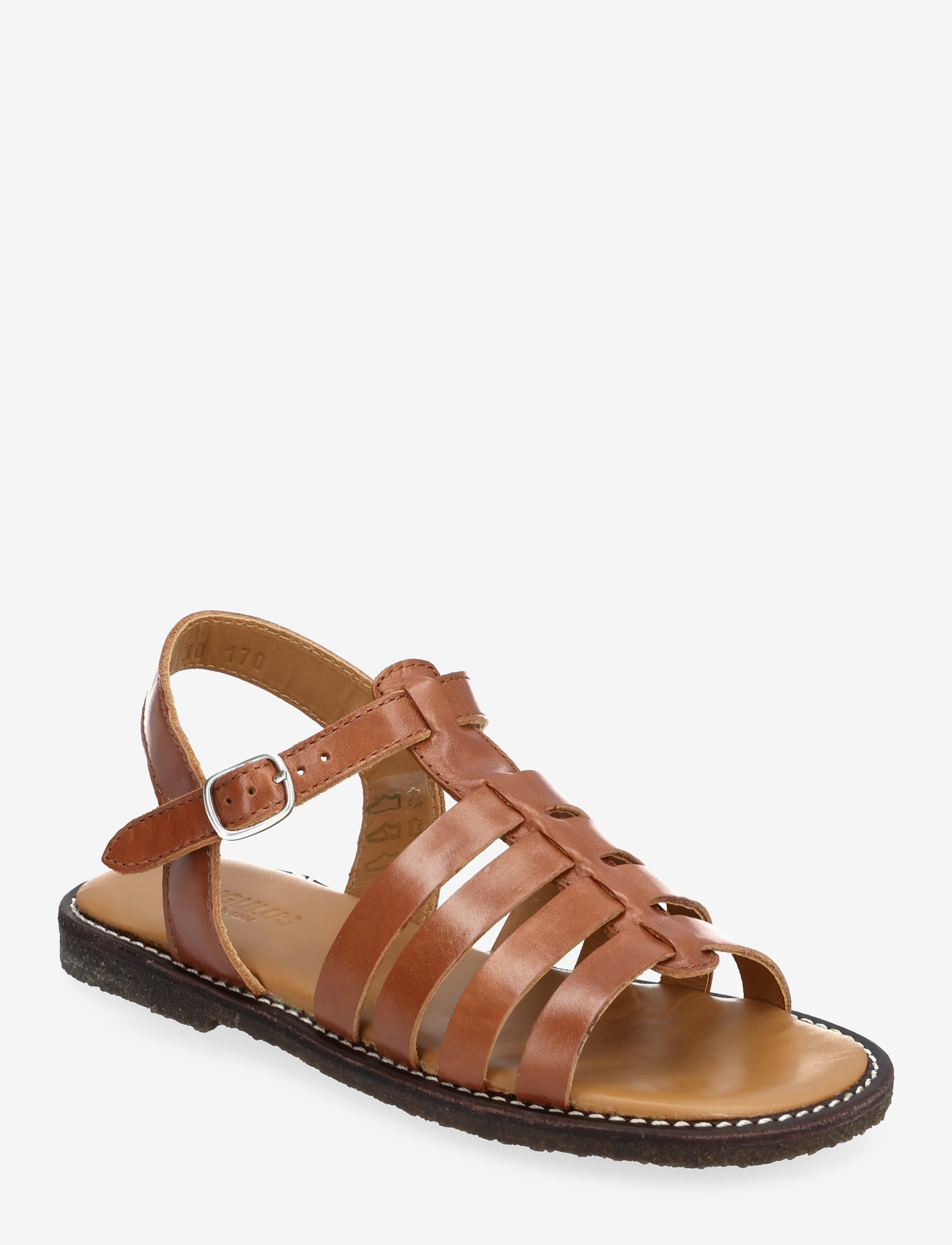ANGULUS - Sandals - flat  - open toe - op - sünnipäevakingitused - 1838 cognac - 0