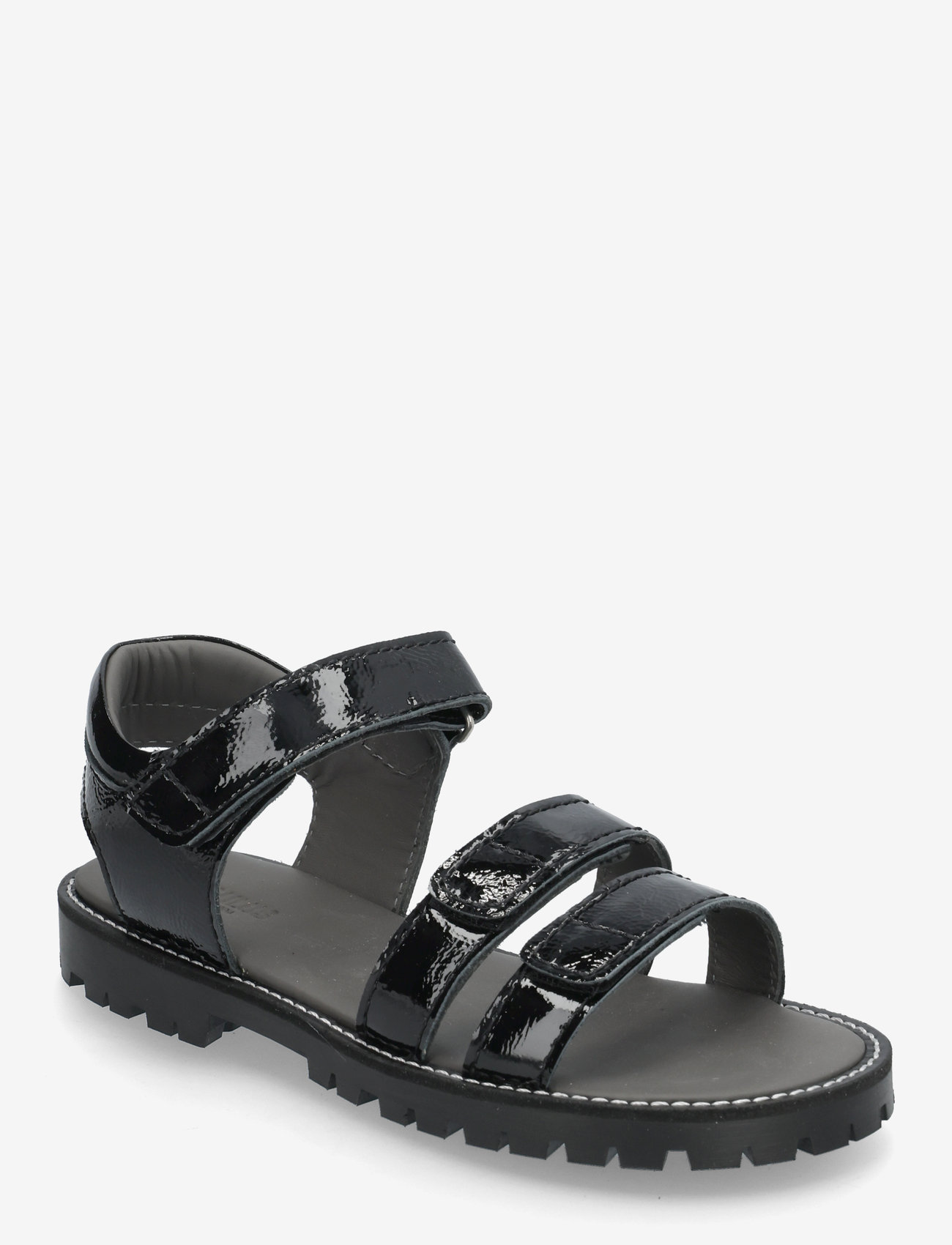 ANGULUS - Sandals - flat  - open toe - op - flache sandalen - 1310 black - 0