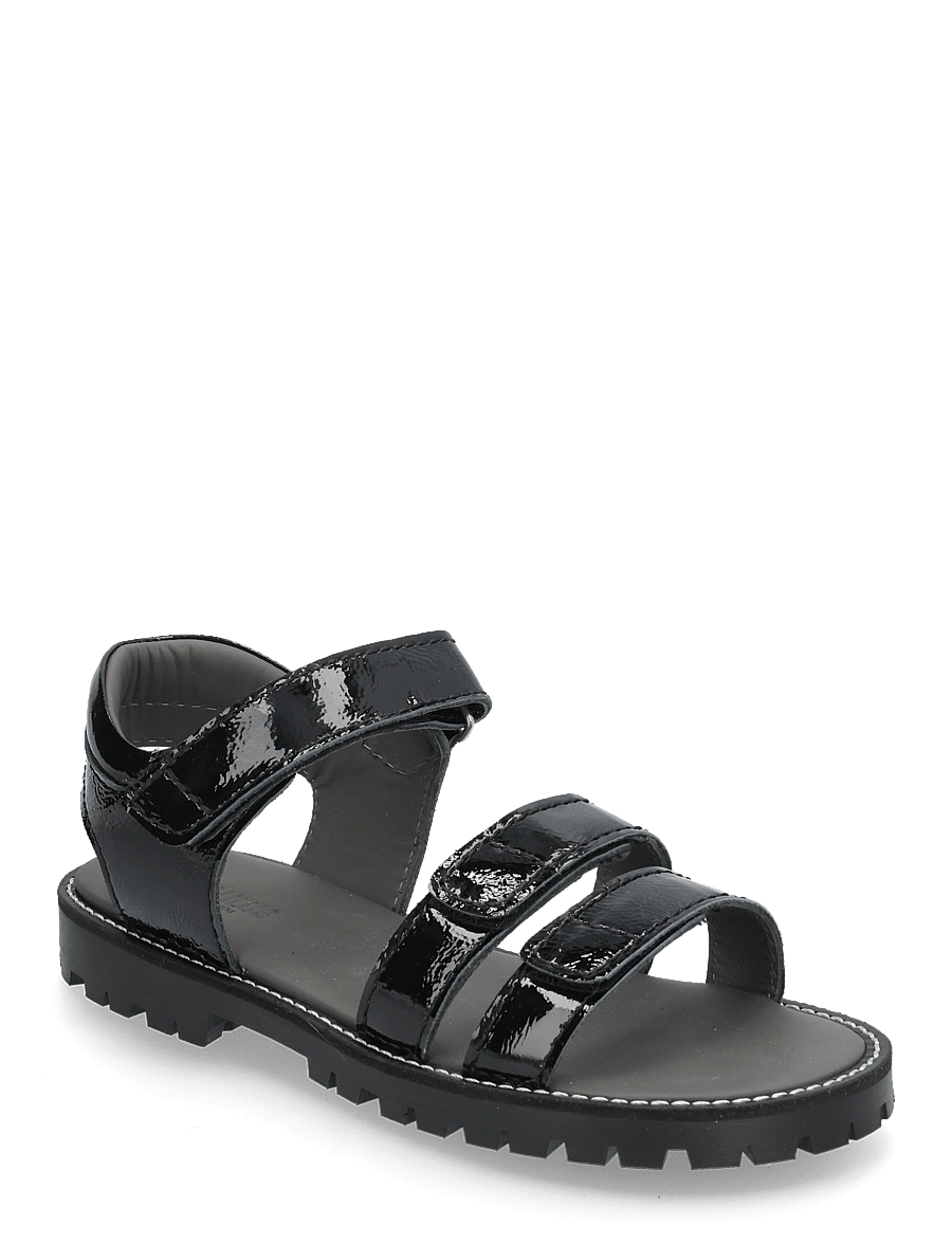 ANGULUS - Sandals - flat - open toe - op - platta sandaler - 1310 black - 1