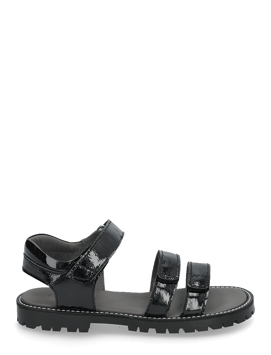ANGULUS - Sandals - flat - open toe - op - platta sandaler - 1310 black - 2