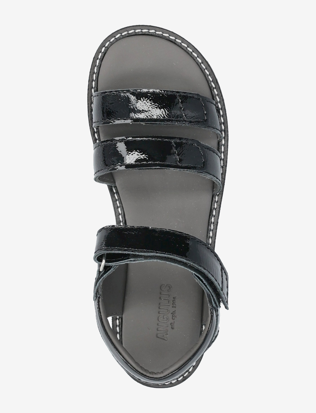 ANGULUS - Sandals - flat  - open toe - op - flache sandalen - 1310 black - 3