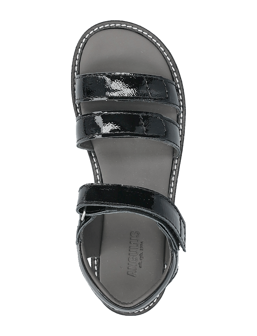 ANGULUS - Sandals - flat - open toe - op - platta sandaler - 1310 black - 4