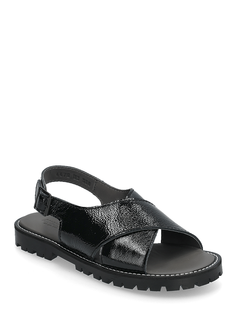ANGULUS - Sandals - flat - open toe - op - skor - 1310 black - 0