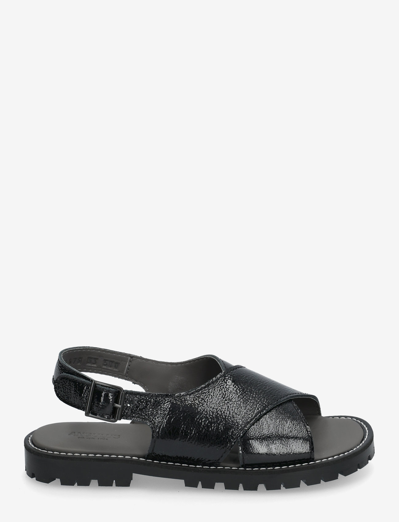 ANGULUS - Sandals - flat  - open toe - op - skor - 1310 black - 1