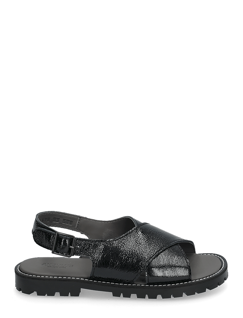 ANGULUS - Sandals - flat - open toe - op - skor - 1310 black - 1