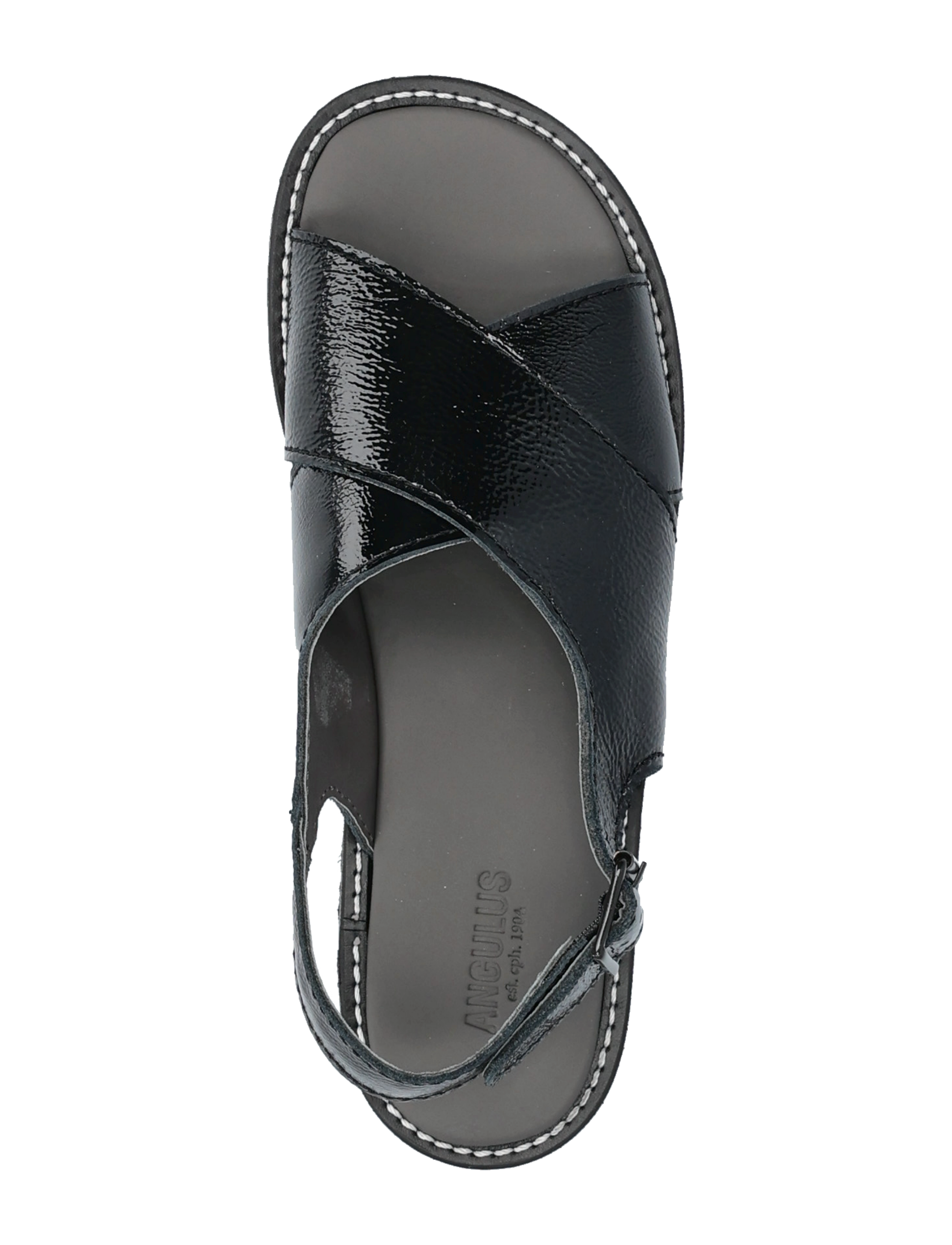 ANGULUS - Sandals - flat  - open toe - op - sommerschnäppchen - 1310 black - 3