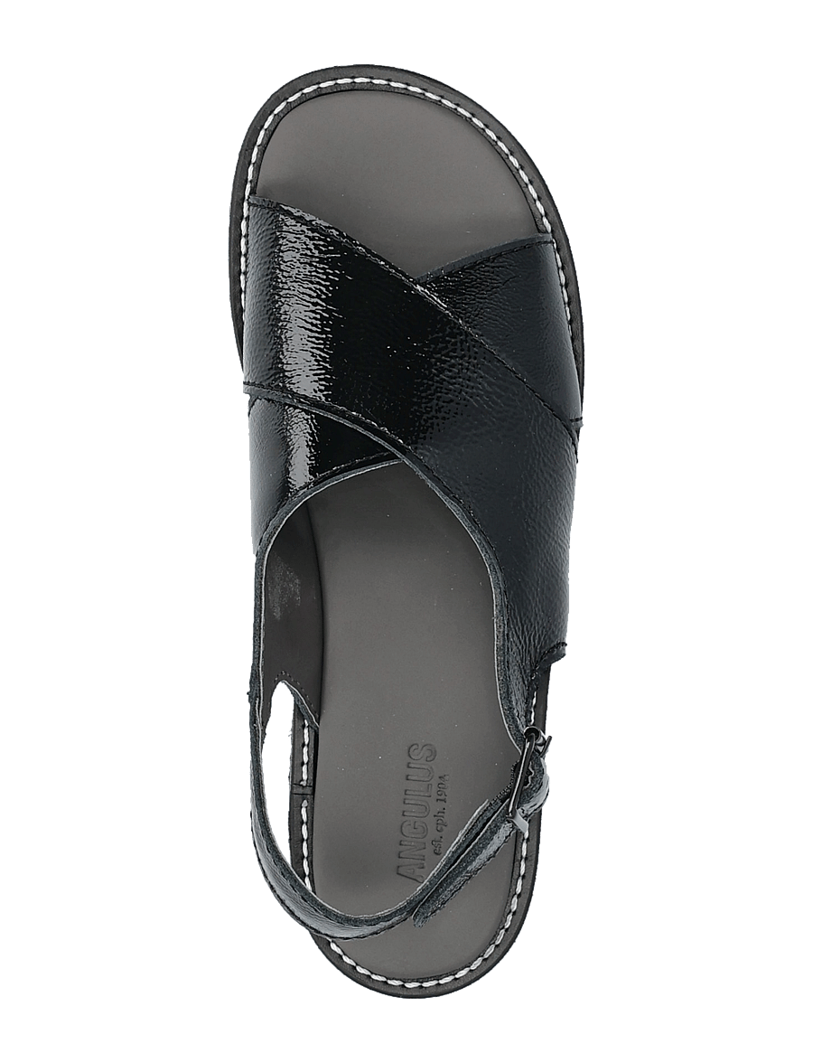 ANGULUS - Sandals - flat - open toe - op - shoes - 1310 black - 3