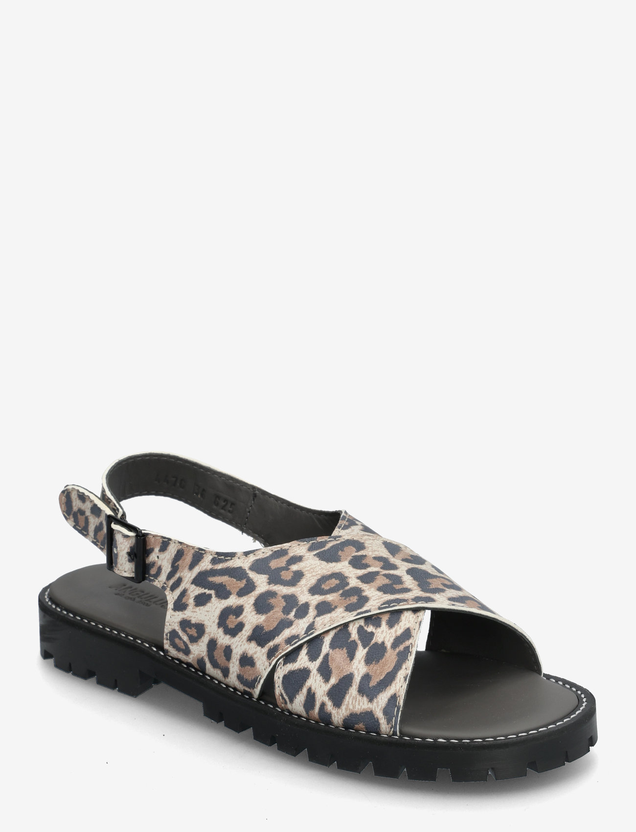 ANGULUS - Sandals - flat  - open toe - op - geburtstagsgeschenke - 3609 leopard suede - 0