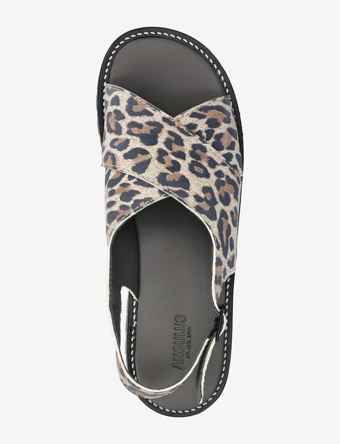 ANGULUS - Sandals - flat  - open toe - op - geburtstagsgeschenke - 3609 leopard suede - 3