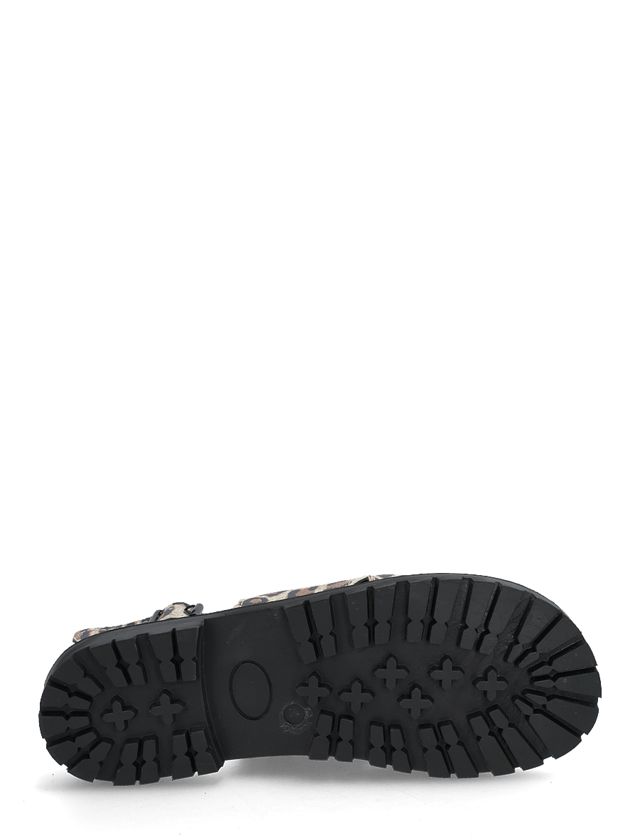 ANGULUS - Sandals - flat - open toe - op - kingad - 3609 leopard suede - 4