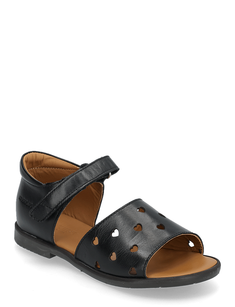 ANGULUS - Sandals - flat - open toe - op - sko - 1604 black - 0