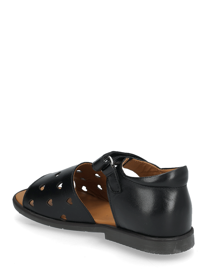 ANGULUS - Sandals - flat - open toe - op - sko - 1604 black - 2