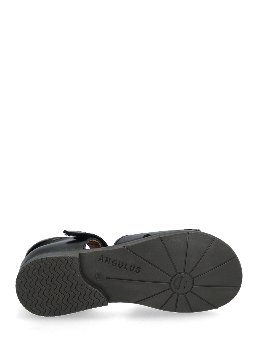 ANGULUS - Sandals - flat - open toe - op - sko - 1604 black - 4