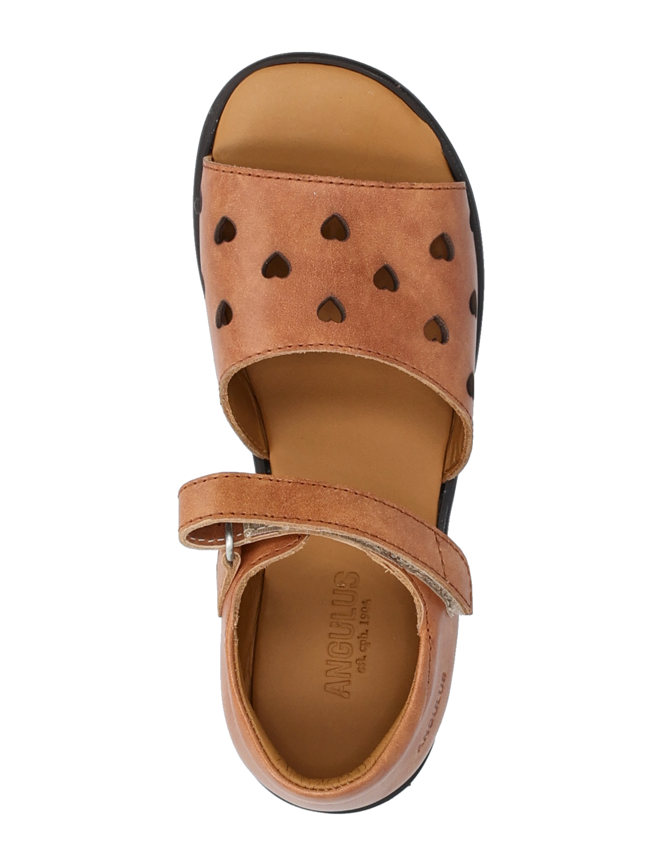 ANGULUS - Sandals - flat - open toe - op - sandaler - 1789 tan - 3