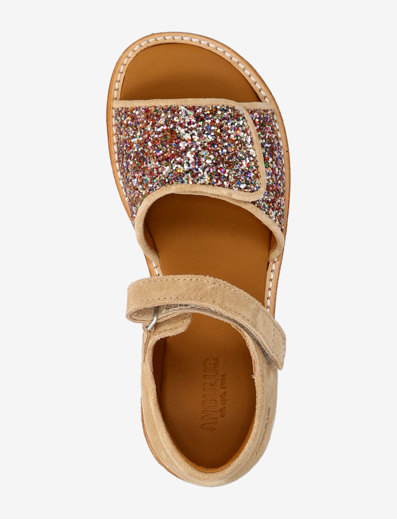 ANGULUS - Sandals - flat  - open toe - clo - geburtstagsgeschenke - 2488/1149 multi glitter/sand - 3