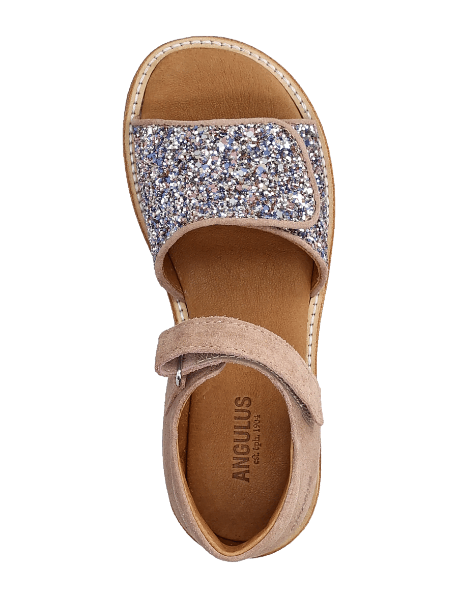 ANGULUS - Sandals - flat - open toe - clo - shoes - 3296/3222 pastel multi glitter - 3