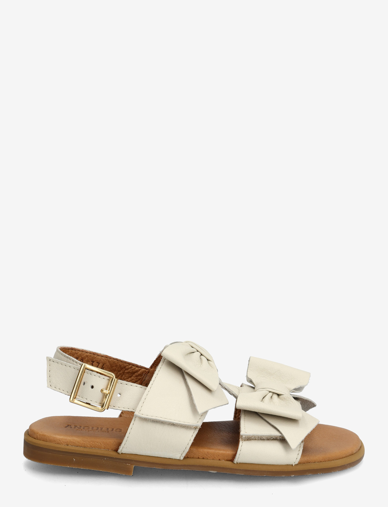 ANGULUS - Sandals - flat  - open toe - op - skor - 4636 oatmilk - 1
